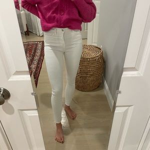 J brand white jeans
